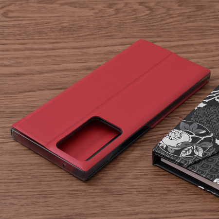 Husa tip carte Samsung Galaxy Note 20 Ultra, eFold Book View, Red [1]