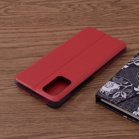 Husa tip carte Samsung Galaxy S20 Plus, eFold Book View, Red [1]
