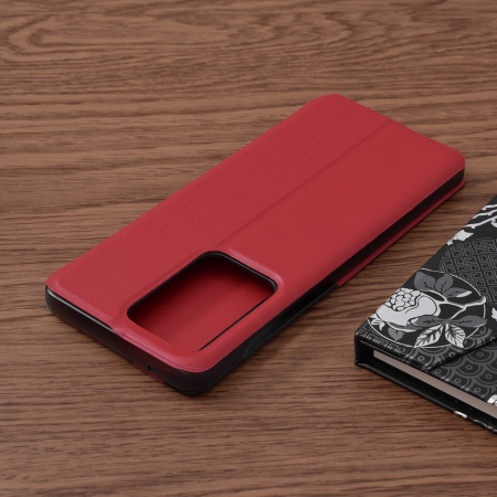 Husa tip carte Samsung Galaxy S20 Ultra, eFold Book View, Red [1]