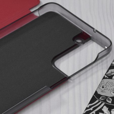 Husa tip carte Samsung Galaxy S21 FE, eFold Book View, Red [2]