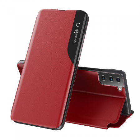 Galaxy S21 Plus - Husa tip carte Samsung Galaxy S21 Plus, eFold Book View, Red
