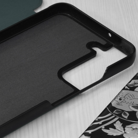 Husa tip carte Samsung Galaxy S22, eFold Book View, Dark Green [2]