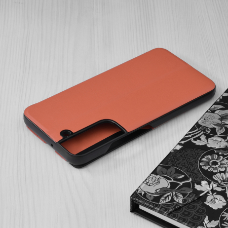 Husa tip carte Samsung Galaxy S22 Plus, eFold Book View, Orange [1]