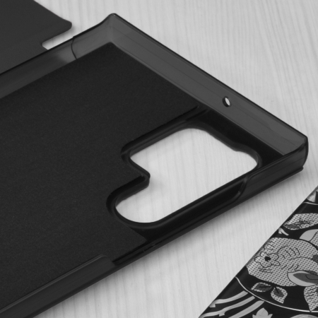 Husa tip carte Samsung Galaxy S22 Ultra, eFold Book View, Negru [2]