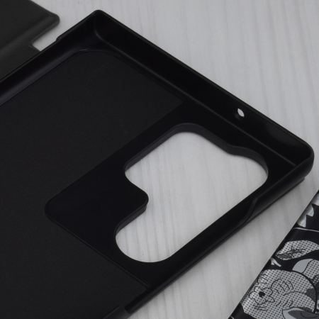 Husa tip carte Samsung Galaxy S23 Ultra, eFold Book View, Negru [2]