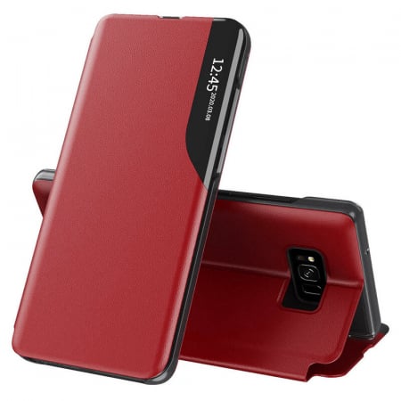 Galaxy S8 - Husa tip carte Samsung Galaxy S8, eFold Book View, Red