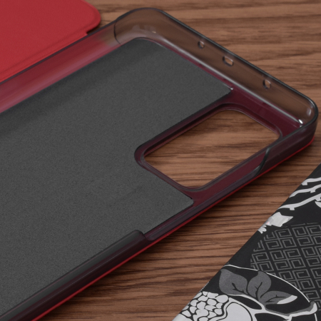 Husa tip carte Xiaomi Mi 10T / 10T Pro, eFold Book View, Red [2]