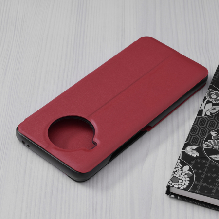 Husa tip carte Xiaomi Mi 10T Lite, eFold Book View, Red [1]