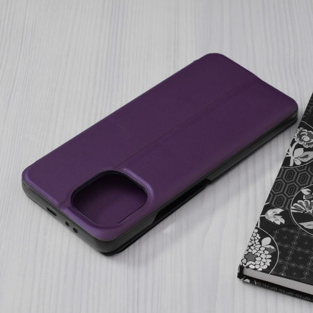 Husa tip carte Xiaomi Mi 11, eFold Book View, Purple [1]