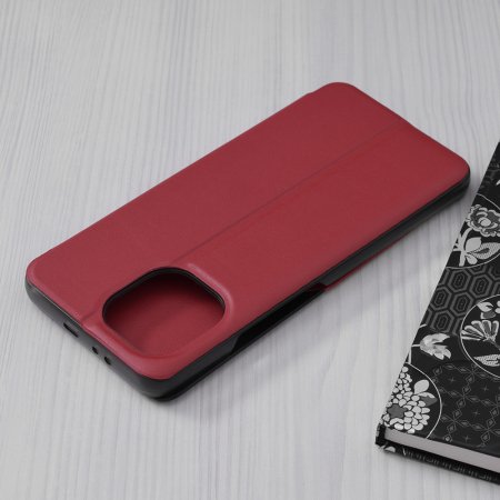 Husa tip carte Xiaomi Mi 11, eFold Book View, Red [1]