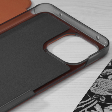 Husa tip carte Xiaomi Mi 11 Lite, eFold Book View, Orange [2]