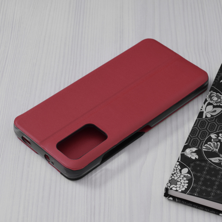 Husa tip carte Xiaomi Poco M3, eFold Book View, Red [1]
