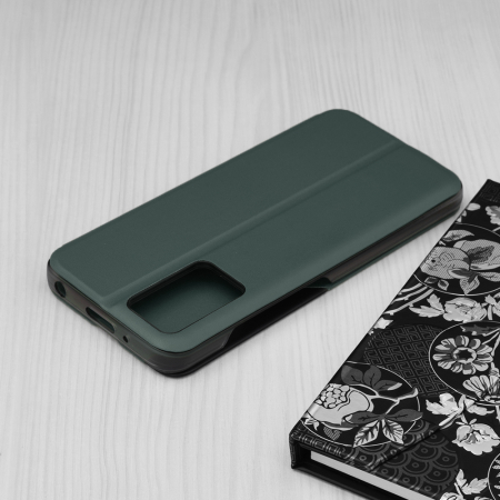 Husa tip carte Xiaomi Redmi 10, eFold Book View, Dark Green [1]