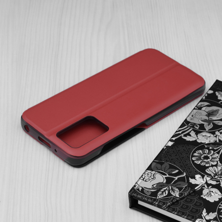 Husa tip carte Xiaomi Redmi 10, eFold Book View, Red [1]