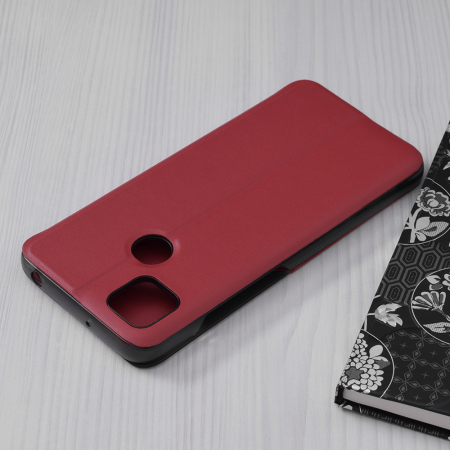 Husa tip carte Xiaomi Redmi 9C, eFold Book View, Red [1]