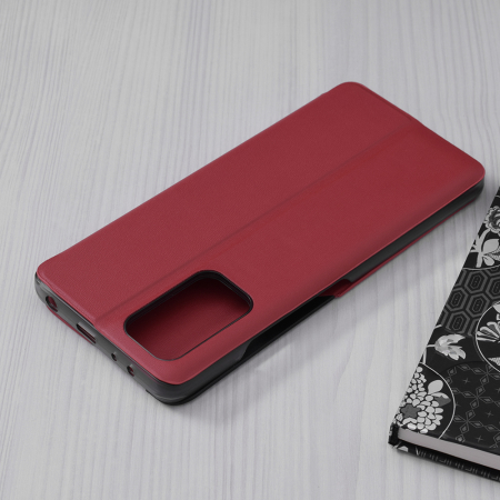 Husa tip carte Xiaomi Redmi Note 10 Pro, eFold Book View, Red [1]