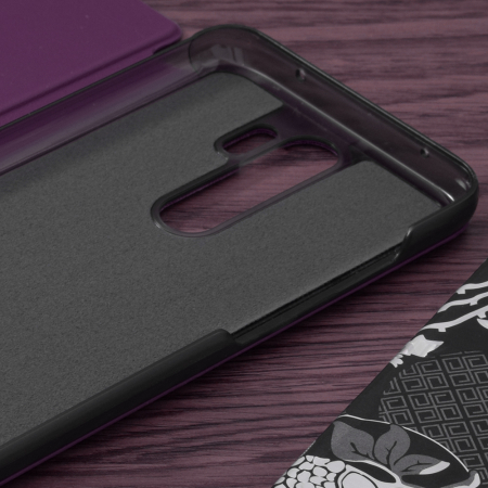 Husa tip carte Xiaomi Redmi Note 8 Pro, eFold Book View, Purple [2]