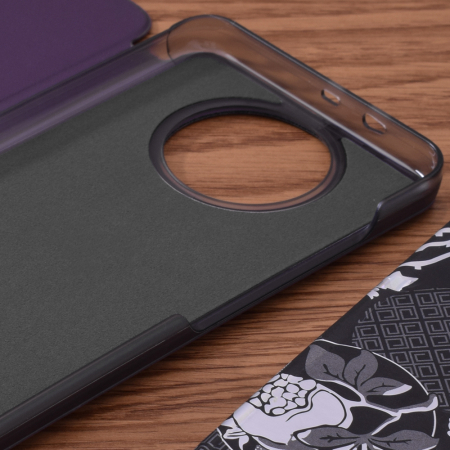 Husa tip carte Xiaomi Redmi Note 9T, eFold Book View, Purple [2]