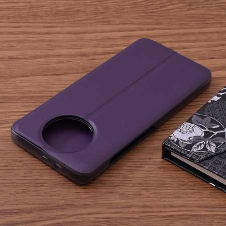 Husa tip carte Xiaomi Redmi Note 9T, eFold Book View, Purple [1]