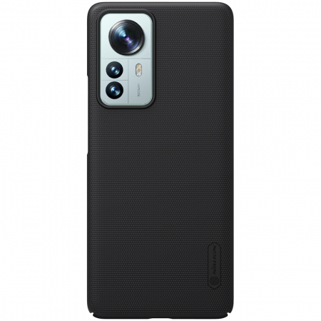 Husa Xiaomi 12 Pro, Nillkin Super Frosted Shield, Negru [2]