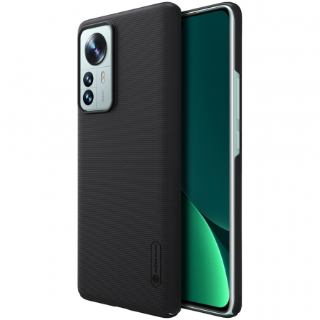 Xiaomi 12 Pro - Husa Xiaomi 12 Pro, Nillkin Super Frosted Shield, Negru