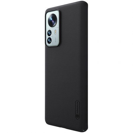 Husa Xiaomi 12 Pro, Nillkin Super Frosted Shield, Negru [4]