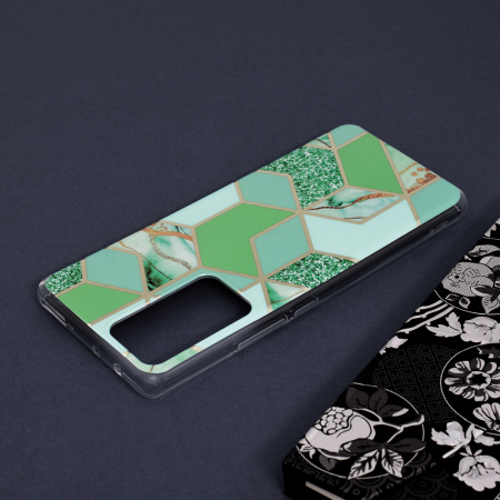 Husa Xiaomi 12 Pro, Techsuit Marble Series, Green Hex [4]