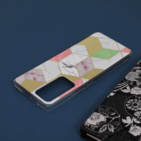 Husa Xiaomi 12 Pro, Techsuit Marble Series, Purple Hex [4]