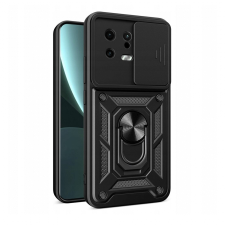 Xiaomi - Husa Xiaomi 13 cu protectie camera Techsuit CamShield Series, Negru