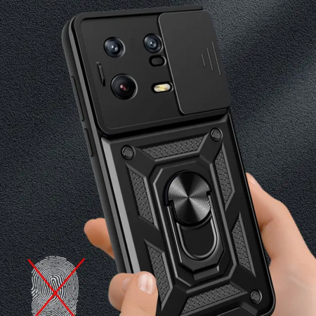 Husa Xiaomi 13 Pro cu protectie camera Techsuit CamShield Series, Negru [2]