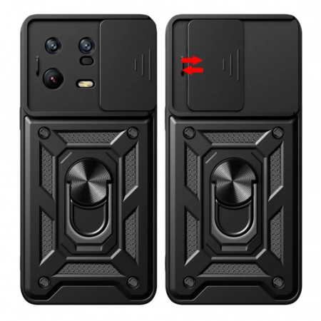Husa Xiaomi 13 Pro cu protectie camera Techsuit CamShield Series, Negru [1]