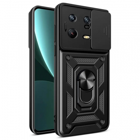 Xiaomi - Husa Xiaomi 13 Pro cu protectie camera Techsuit CamShield Series, Negru
