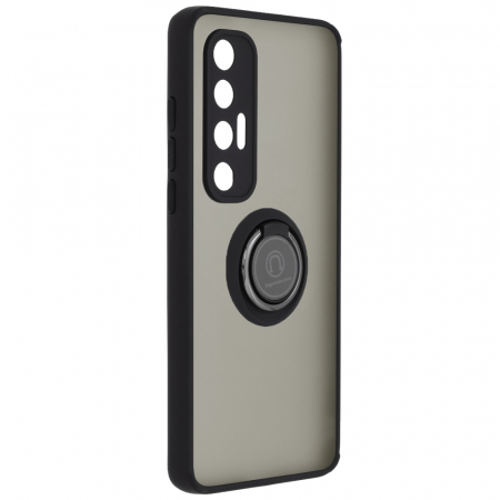 Husa Xiaomi Mi 10S cu inel suport stand magnetic, Negru [1]