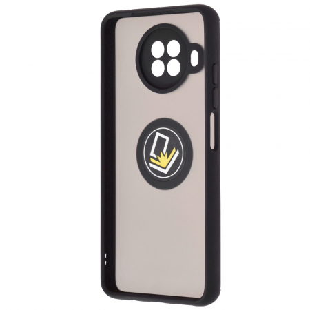 Husa Xiaomi Mi 10T Lite cu inel suport stand magnetic, Negru [3]