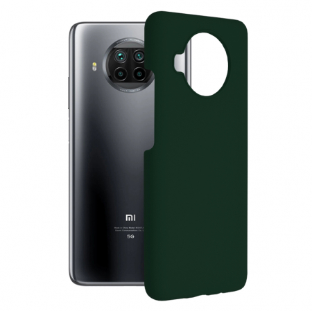 Xiaomi Mi 10T Lite - Husa Xiaomi Mi 10T Lite, Soft Edge Silicone, Dark Green