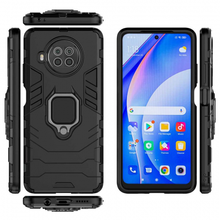 Husa Xiaomi Mi 10T Lite, Techsuit Shield Ring, Negru [5]