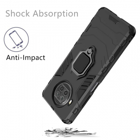 Husa Xiaomi Mi 10T Lite, Techsuit Shield Ring, Negru [2]