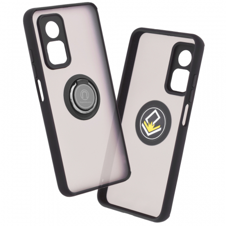 Xiaomi Mi 10T / Mi 10T Pro - Husa Xiaomi Mi 10T / Mi 10T Pro cu inel suport stand magnetic, Negru