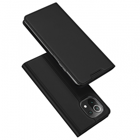 Xiaomi - Husa Xiaomi Mi 11 Lite, Dux Ducis Skin Pro Flip Book, Negru