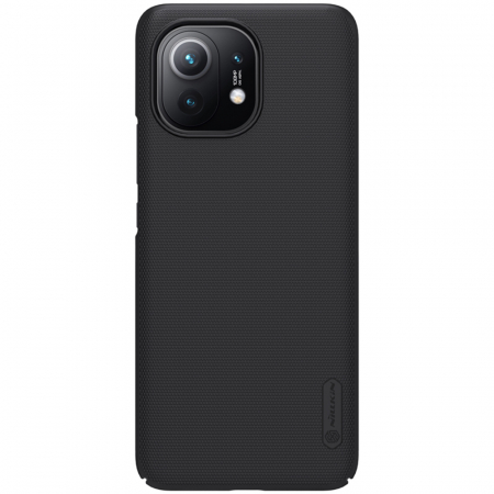 Husa Xiaomi Mi 11 Lite, Nillkin Super Frosted Shield, Negru [1]