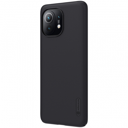Xiaomi Mi 11 Lite - Husa Xiaomi Mi 11 Lite, Nillkin Super Frosted Shield, Negru