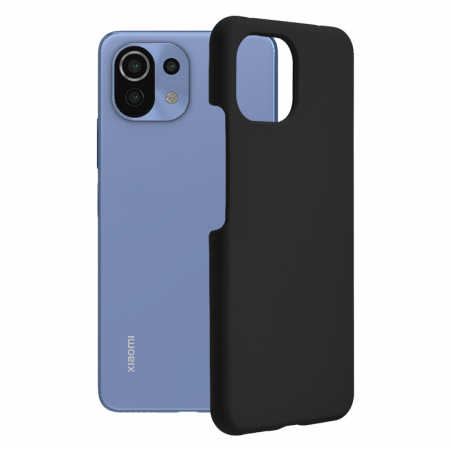 Xiaomi Mi 11 Lite - Husa Xiaomi Mi 11 Lite, Soft Edge Silicone, Negru