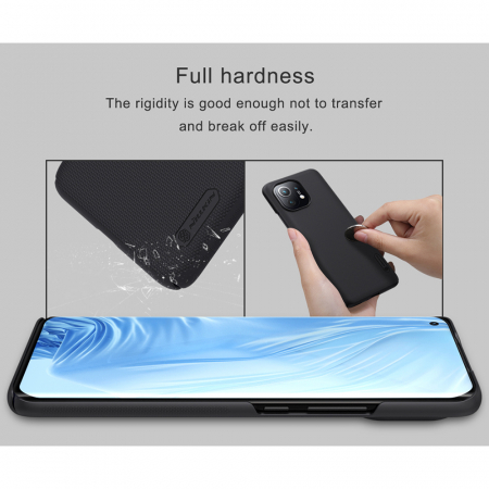 Husa Xiaomi Mi 11, Nillkin Super Frosted Shield, Negru [2]