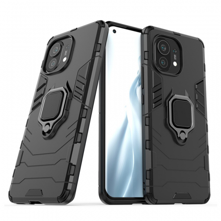 Husa Xiaomi Mi 11, Techsuit Shield Ring, Negru [5]