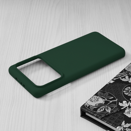 Husa Xiaomi Mi 11 Ultra, Soft Edge Silicone, Dark Green [3]