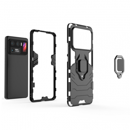 Husa Xiaomi Mi 11 Ultra, Techsuit Shield Ring, Negru [6]