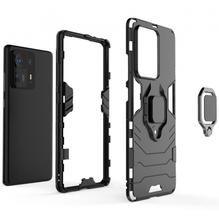 Husa Xiaomi Mix 4, Techsuit Shield Ring, Negru [5]
