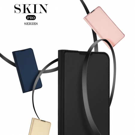 Husa Xiaomi Note 10 Pro, Dux Ducis Skin Pro Flip Book, Negru [2]