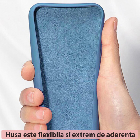 Husa Xiaomi Poco C40, Soft Edge Silicone, Denim Blue [4]