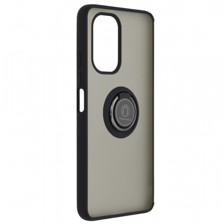 Husa Xiaomi Poco F3 cu inel suport stand magnetic, Negru [1]